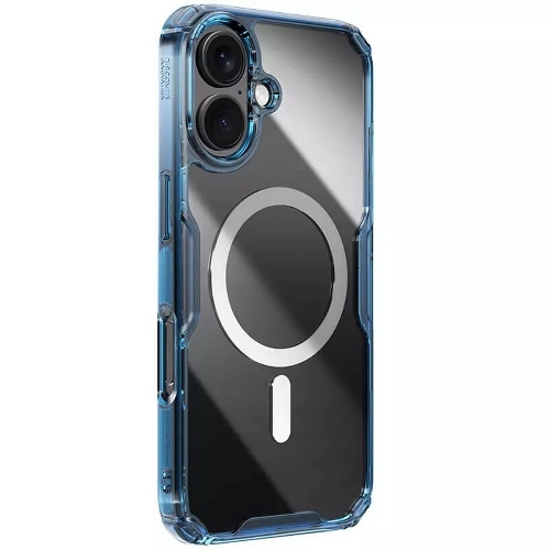 Чехол Nature TPU Pro Magnetic Case, синий, (AP iP16)