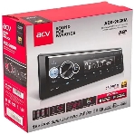 Автомагнитола ACV ADX-903BM, 1 DIN, Bluetooth, USB Type-A, AUX, пульт ДУ