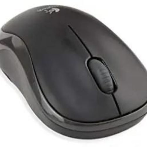 Мышь беспроводная Logitech B175 черный, 1000 dpi, радиоканал, USB, кнопки - 3
