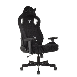 Кресло игровое Бюрократ Knight Outrider Light-20 черный с подголов. крестовина металл