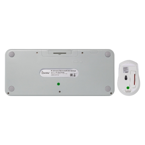 Комплект клавиатура+мышь Smartbuy 626376AG беспроводной, USB, 1000 DPI, белый