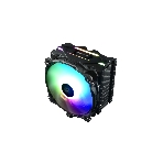 Кулер для процессора Enermax F40 ARGb Edition черный, 140 мм, алюминий/медь, 1200 об/мин, 23 дБ, 4 pin, 200 Вт, 158 мм