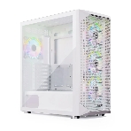 Компьютерный корпус ABR Quantum белый (1хUSB Type-C, 2хUSB 2.0, HD Audio, 4xRGb Fan, ATX, E-ATX)