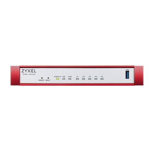 Межсетевой экран Zyxel USG FLEX 50HP, 1xRJ-45: 1G PoE+ (LAN/WAN), 4xRJ-45: 1G (LAN/WAN), 1xUSB3.0 **