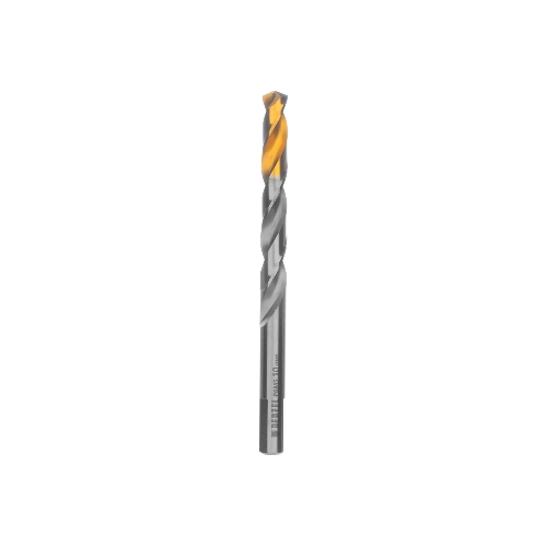 Сверло спиральное по металлу Denzel 10 x 133 мм, Р6М5, Golden Tip