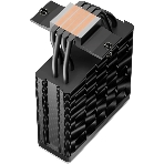 Кулер для процессора DEEPCOOL AG400 BK ARGb V2 черный 120мм алюминий+медь 2100rpm 31.6db 4-pin 220W 154мм