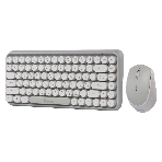 Комплект клавиатура+мышь Smartbuy 626376AG беспроводной, USB, 1000 DPI, белый
