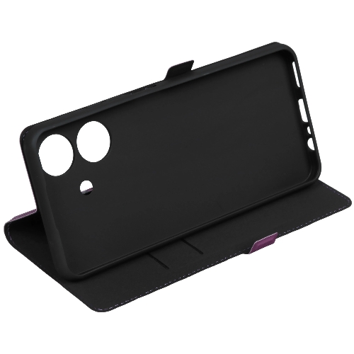 Чехол Book Case для Realme Note 60/60X фиолетовый, Borasco