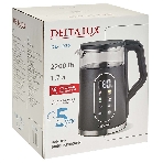 Чайник Delta Lux DE-1025 черный 2,2кВт, 1.7 л, LC