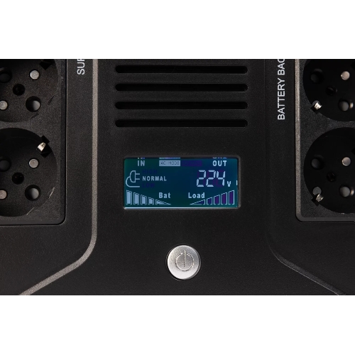 Источник бесперебойного питания SMARTWATT UPS SAFE PRO LCD 600 Line-interactive 600VA/360W Brick (Euro x8, USB, RJ11/RJ45 protection, LCD, 275x210x9