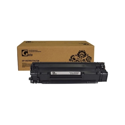 Картридж лазерный GalaPrint GP-CE278X/726/728 черный (2300 стр.) для HP LJ Pro P1560/P1566/P1600/P1606dn/M1536 Canon i-Sensys MF4410/4420/4430/4450/4550d/4570d/4580dn/4870dn/D520/LBP-6200D