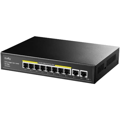 Коммутатор Cudy GS1010PE (L2) 10x1 Гбит/с 8PoE+ 120W неуправляемый