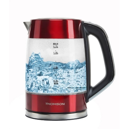 Чайник электрический Thomson K20ES-2001 GLASS 1.7L RED