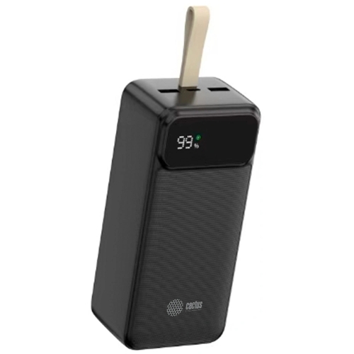 Портативный аккумулятор Cactus CS-PBFSND-40000 40000mAh 65W 3A черный