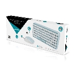 Комплект клавиатура+мышь Smartbuy 626376AG беспроводной, USB, 1000 DPI, белый