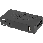 Приставка для цифрового ТВ Hyundai H-DVB440 черный, DVB-T2, DVB-T, DVB-C, HDMI, USB 2.0 x2