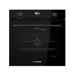 Духовой шкаф Kuppersberg, High-Tech, 72 л, поворотное/сенсорное управление, дисплей, таймер, 7 режимов, макс. температура 300 градусов, телескопические направляющие (на 1 уровень), доводчик двери, цвет черный, цвет фурнитуры черный