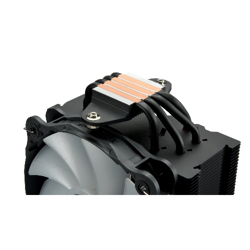 Кулер для процессора Enermax F40 ARGb Edition черный, 140 мм, алюминий/медь, 1200 об/мин, 23 дБ, 4 pin, 200 Вт, 158 мм