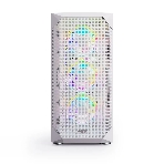 Компьютерный корпус ABR Quantum белый (1хUSB Type-C, 2хUSB 2.0, HD Audio, 4xRGb Fan, ATX, E-ATX)