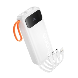 Портативный аккумулятор HOCO (6942007653381) J151A 20000mAh 1USB+1Type-C 2.0A, белый