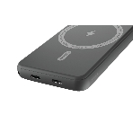 Портативный аккумулятор OLMIO QM-06, 5000mAh, 20W Type-C PD, MagSafe 15W, Soft-Touch, серый