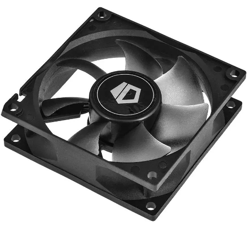 Вентилятор для корпуса ID-Cooling NO-8025-SD черный, 80 мм, 2000 об/мин, 21 дБ, 3 pin