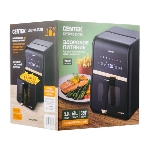 Аэрогриль Centek CT-3102 черный, 1500 Вт, 5 л, сенсор, 8 программ
