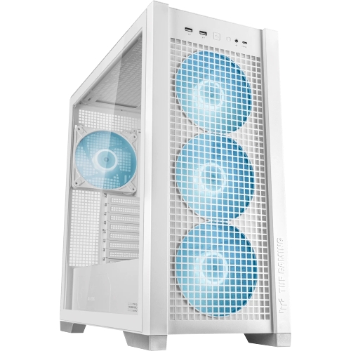 Компьютерный корпус ASUS TUF GAMING GT302 TG ARGb белый/GT302/ARGb FANS/WHT (90DC00I3-B19000)