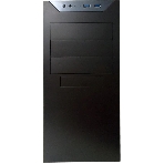 Компьютерный корпус MidiTower Powerman BA833 черный (без блока питания)