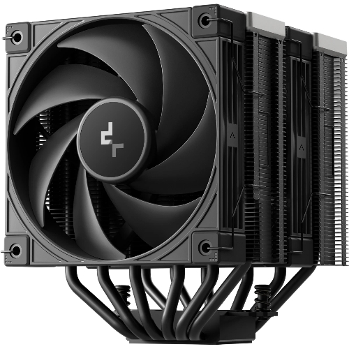 Кулер для процессора DEEPCOOL AK620 G2 LGA1851/1700/1200/115X/AM5/AM4 (8шт/кор, TDP 260W, PWM, DUAL Fan 120мм, 6 тепл. трубок, Copper Base, Wood-grain top cover, черный) RET (R-AK620G2-BKNNMN-GJD)