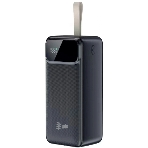 Портативный аккумулятор Cactus CS-PBFSND-40000 40000mAh 65W 3A черный