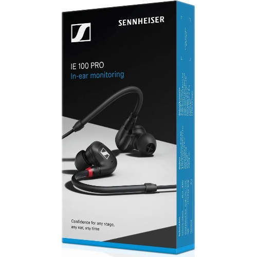 Проводные наушники Sennheiser IE 100 PRO черный, внутриканальные, Jack 3.5 мм