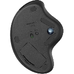 Трекбол Logitech M575S черный оптическая 2000dpi беспров. BT/Radio USB2.0 (910-007035)
