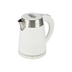 Чайник электрический Homestar HS-1021, 1500 Вт, 1.7 л, нержавейка+пластик, белый, двойной корпус