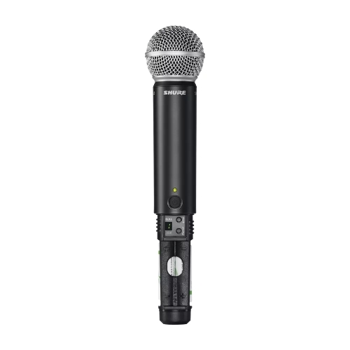 Микрофонная система SHURE BLX288E/SM58-M17 беспроводная, двухканальная, с двумя ручными передатчиками SM58. Частота UHF 662-686 МГц