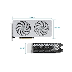 Видеокарта Palit RTX 5060Ti WHITE OC 16Gb RTX 5060TI 16Gb 128bit GDDR7 2407/28000 HDMIx1 DPx3 HDCP Ret