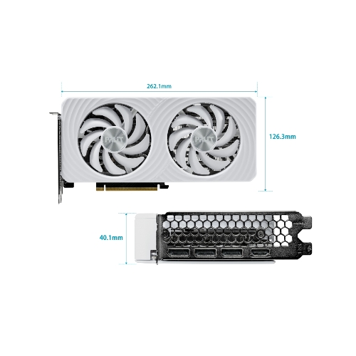 Видеокарта Palit RTX 5060Ti WHITE OC 16Gb RTX 5060TI 16Gb 128bit GDDR7 2407/28000 HDMIx1 DPx3 HDCP Ret