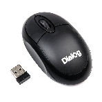 Мышь беспроводная Dialog Comfort MROC-10U черный, 1200 dpi, радиоканал, USB, кнопки - 3