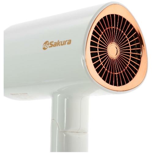 Фен SAKURA SA-4043W белый, 2000 Вт, компактный