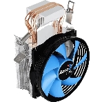 Кулер для процессора AeroCool/Formula Verkho 2 серебристый, 90 мм, алюминий/медь, 2000 об/мин, 25 дБ, 4 pin, 110 Вт, 125 мм
