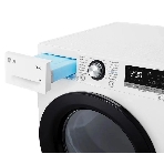 Сушильная машина LG DC90V3V6W белый, 9 кг, сушка - тепловой насос, программ - 14, 60 x 85 x 66 см