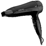 Фен настенный BRAYER BR3021BK, 2000, 2 скор, 2 реж нагрева, концентратор, холод, 1,8 м,