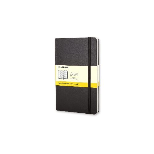 Блокнот Moleskine CLASSIC QP061 Large 130х210 мм, 240 страниц, клетка, твердая обложка, черный