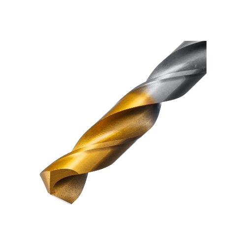 Сверло спиральное по металлу Denzel 11 x 142 мм, Р6М5, Golden Tip