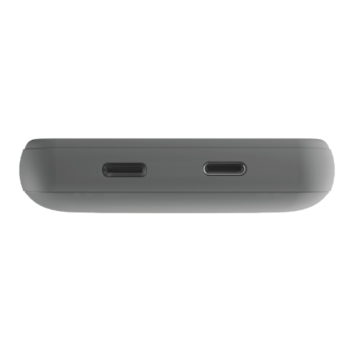 Портативный аккумулятор OLMIO QM-06, 5000mAh, 20W Type-C PD, MagSafe 15W, Soft-Touch, серый