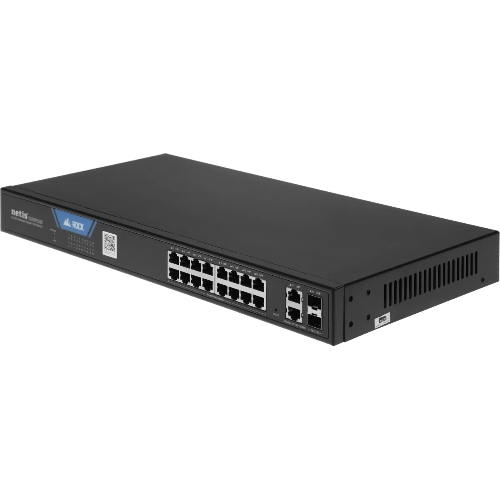 Коммутатор Netis ST220GPR-2G2S (L2) 18x1 Гбит/с 2SFP 16PoE 225W настраиваемый