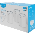 Бесшовный Mesh роутер Cudy M1800(3-Pack) AX1800 10/100/1000BASE-TX белый (упак.:3шт)