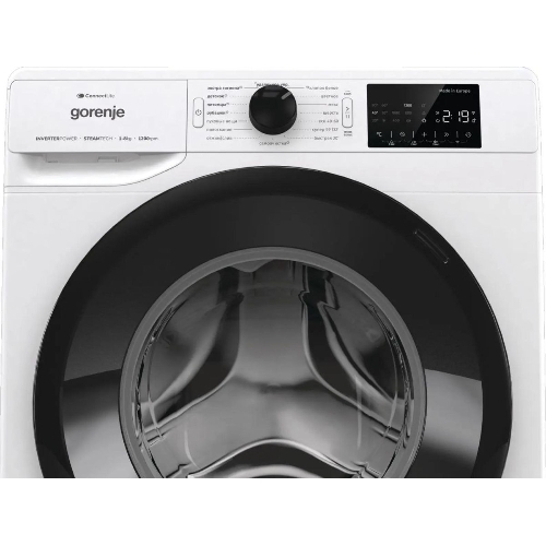 Стиральная машина Gorenje WPNEI82SBSWIFI/C белая, загрузка фронтальная 8кг, 1200 об/мин., класс: A+++