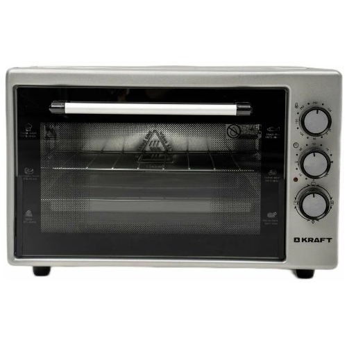 Мини-печь Kraft KF-MO 3200 GR (1 протвень+1 решетка)