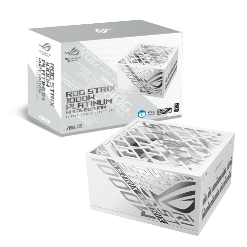 Блок питания ПК ASUS ROG-STRIX-1000P-GAMING-WHITE белый